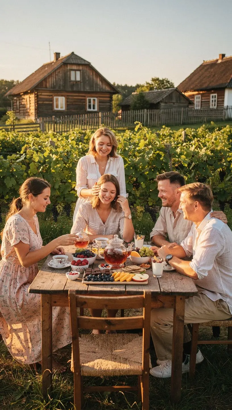 Vynuogių sėklų ekstrakto arbata, supakuota elegantiškame maišelyje.