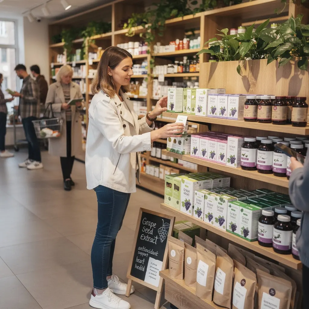 Gražus vynuogių laukas, simbolizuojantis natūralius ingredientus.